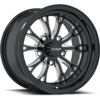 Boyd Coddington BC3 Bristol Gloss Black Milled Wheels 15x7 5x120.7
