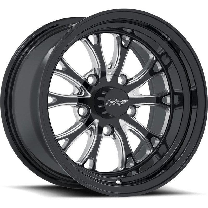 Boyd Coddington BC3 Bristol Gloss Black Milled Wheels 15x7 5x120.7 — Wheels & Rims