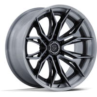 Fuel FC404 Mutiny Gloss Black Brushed Dark Tint Wheels 20x10