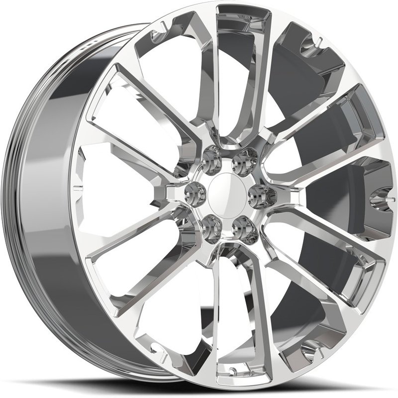 Roues O.E. Revolution G-40 Chrome - 22x9 - Motif de boulon 6x139.7 — Roues et jantes