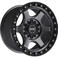 Dropstars 604AB Gunmetal Wheels with Black Ring - 20x10 -6x135 — Wheels & Rims