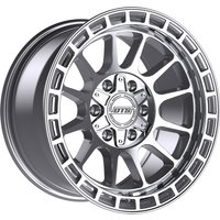 Roues Dropstars 606MS Argent Machiné - 20x10 - 5x127 -19 Offset — Roues et jantes