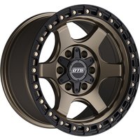 Dropstars 604BZB Bronze Wheel with Black Ring - 20x9 - 6x135 — Wheels & Rims
