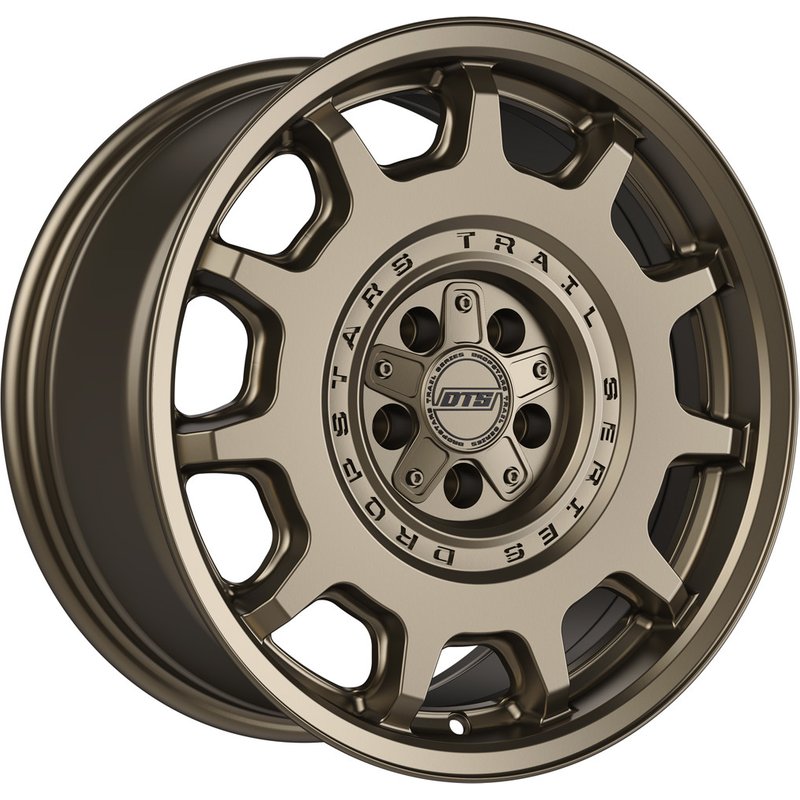 Dropstars 607BZ Bronze Wheels - 17x8 - 5x108 Bolt Pattern - 35 Offset — Wheels & Rims