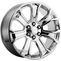 OE Performance 166C Chrome Wheels - 22x9 - 6x139.7 - 24 Offset — Wheels & Rims