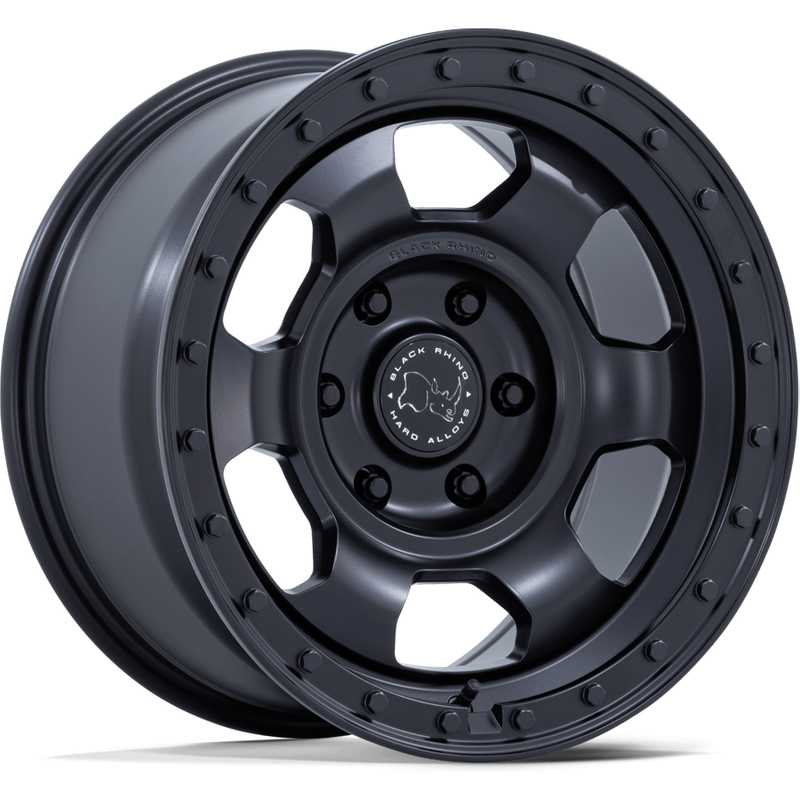Black Rhino BR029 Trooper Matte Black Wheels - 17x8.5 - 5x114.3 — Wheels & Rims