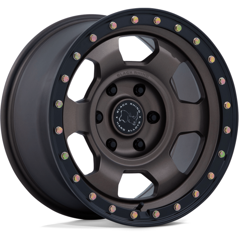 Jante Black Rhino BR029 Trooper Brun Brûlé 17x8.5 5x114.3 — Roues et jantes