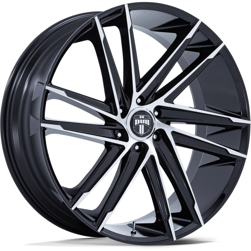 Roues DUB DC275 Blaze Noir Machiné - 26x10 - 6x135 — Roues et jantes