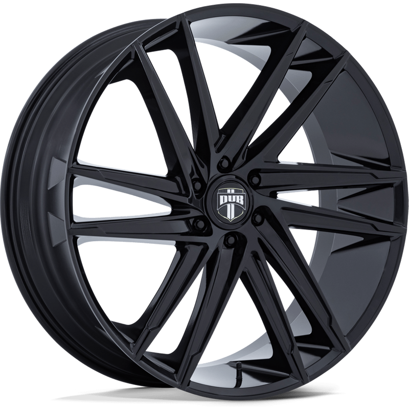 DUB DC275 Blaze Gloss Black 24x10 Wheels - 6x135 Bolt Pattern — Wheels & Rims