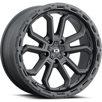 Roue Vision Off Road 405 Satin Black - 17x8 - Motif de boulons 5x110