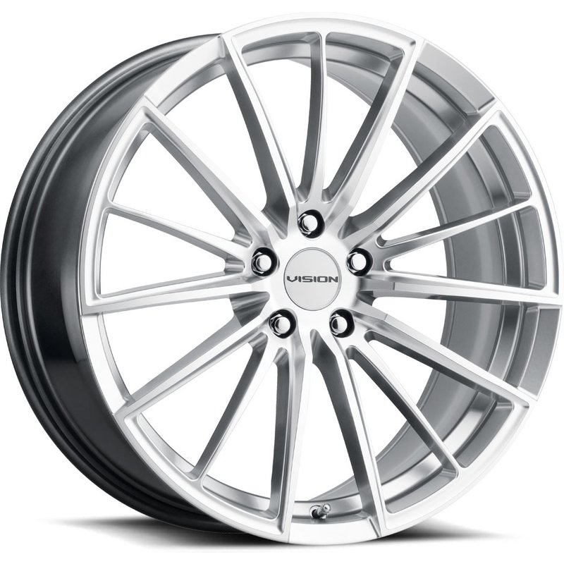 Vision Wheel 473 Hyper Silver Machined 16x7.5 5x112 38 Offset