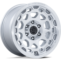 Black Rhino BR026 Congo Machined Silver Wheels - 17x8.5 - 5x114.3