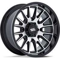 Roues Moto Metal MO814 Tekton Noir Machiné - 20x10 - 5x127 -18 — Roues et jantes