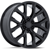 Performance Replicas PR230 Gloss Black 22x9.5 Wheels 6x135 Bolt Pattern