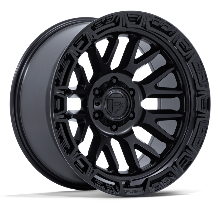 Fuel FC890 Rail Black Wheels - 17x9 - 5x127 Bolt Pattern — Wheels & Rims
