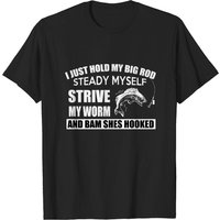 T-shirt de pêcheur pour hommes - Noir — T-shirts pour hommes