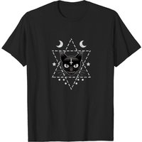 T-shirt Chat Gothique pour Hommes en Noir — T-shirts pour hommes