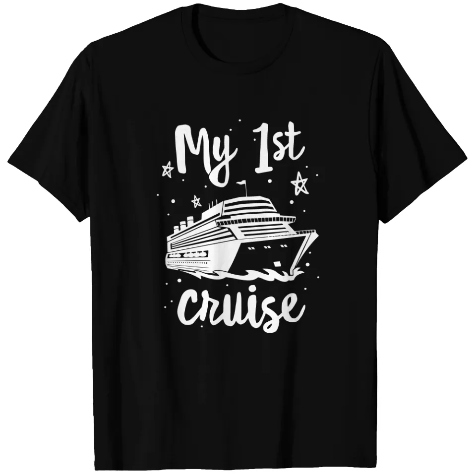 T-shirt 1st Cruise pour enfants et hommes - Design de bateau — T-shirts pour hommes