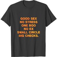 Good No Stress One Boo No Ex Small Circle Big Chec T-shirt pour hommes — T-shirts pour hommes