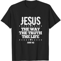 T-shirt Jésus Le Chemin La Vérité La Vie Jean 14:6 pour hommes — T-shirts pour hommes