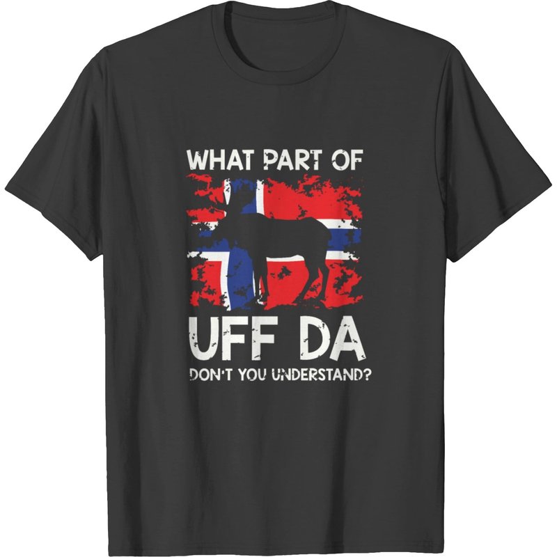 T-shirt Uff Da Norvégien Oslo Scandinavie pour hommes — T-shirts pour hommes