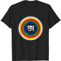 Dzogchen Tibetan Letter A Symbol Buddhism T-Shirt for Men