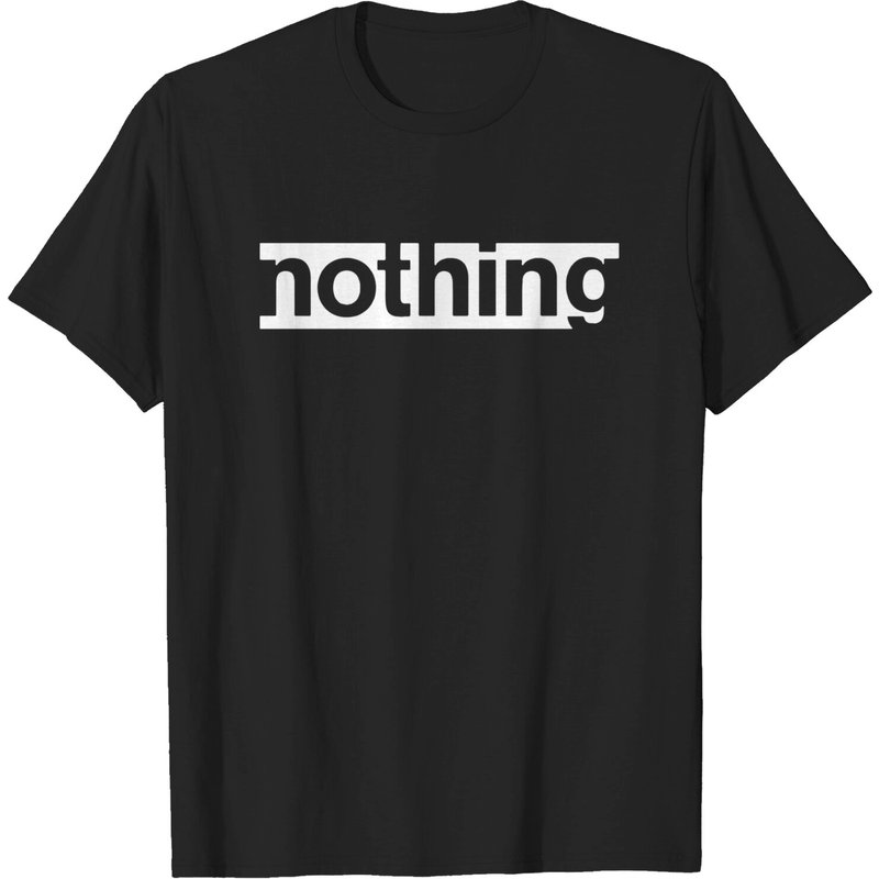 Nothing Records Men's T-Shirt in Black — Mens T Shirts