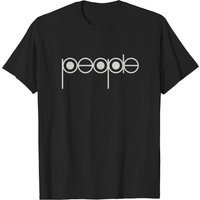 T-shirt pour hommes People Records en noir