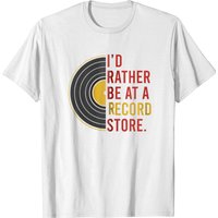 T-shirt DJ Record Store Vinyle Acétate Dubplate Zip pour hommes