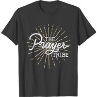 T-shirt avec logo Prayer Tribe pour hommes en noir