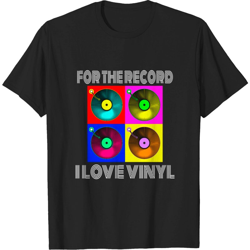 T-shirt Vinyl Records LP Collector pour hommes — T-shirts pour hommes