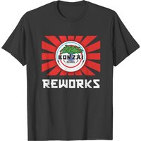 T-shirt Logo Bonzai Records pour Hommes en Noir