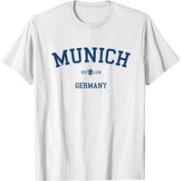 T-shirt Munich Bavière Allemagne pour hommes noir — T-shirts pour hommes