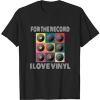 T-shirt pour hommes Collection de disques vinyles LP — T-shirts pour hommes