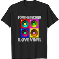 T-shirt pour hommes Vinyl Records LP Collector
