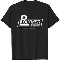 T-shirt pour hommes Polymer Records en noir — T-shirts pour hommes