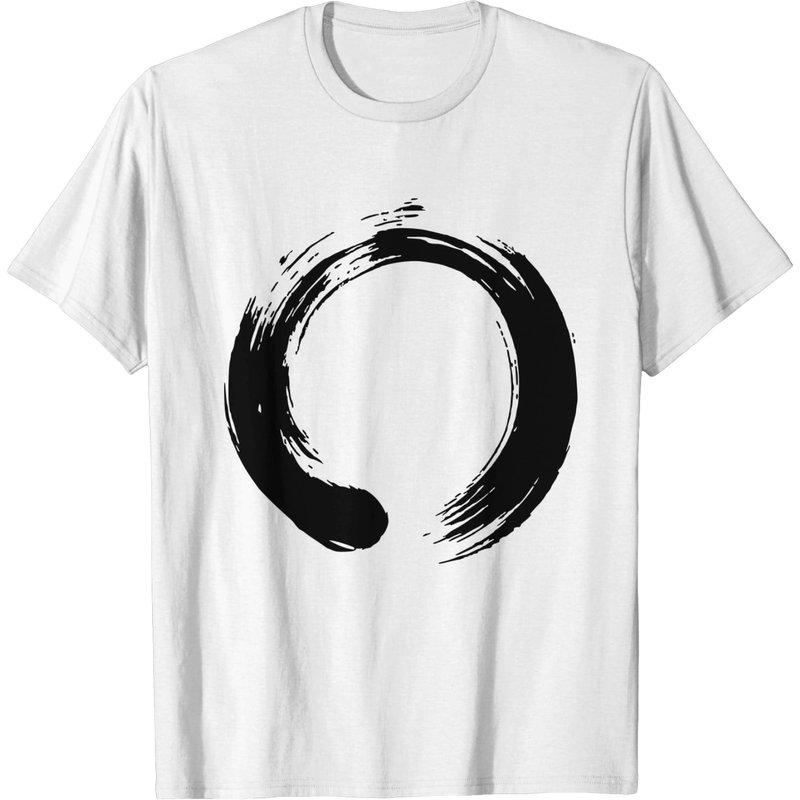 Zen "ensō" T-Shirt for Men in White