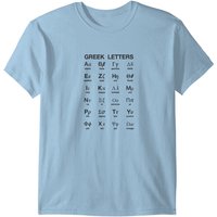 Greek Letters T-shirt for Men - Royal