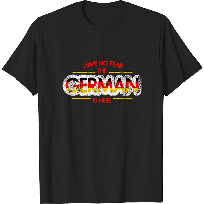 T-shirt Allemagne pour hommes en noir — T-shirts pour hommes