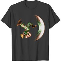 T-shirt Guile Flashkick pour hommes en noir — T-shirts pour hommes
