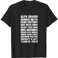 Military Alphabet Phonetic T-Shirt for Men — Mens T Shirts