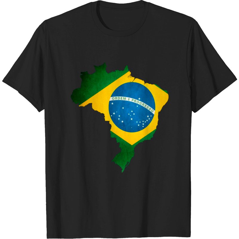 T-shirt Drapeau du Brésil pour Hommes — T-shirts pour hommes