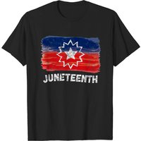 T-shirt essentiel avec drapeau Juneteenth pour hommes — T-shirts pour hommes