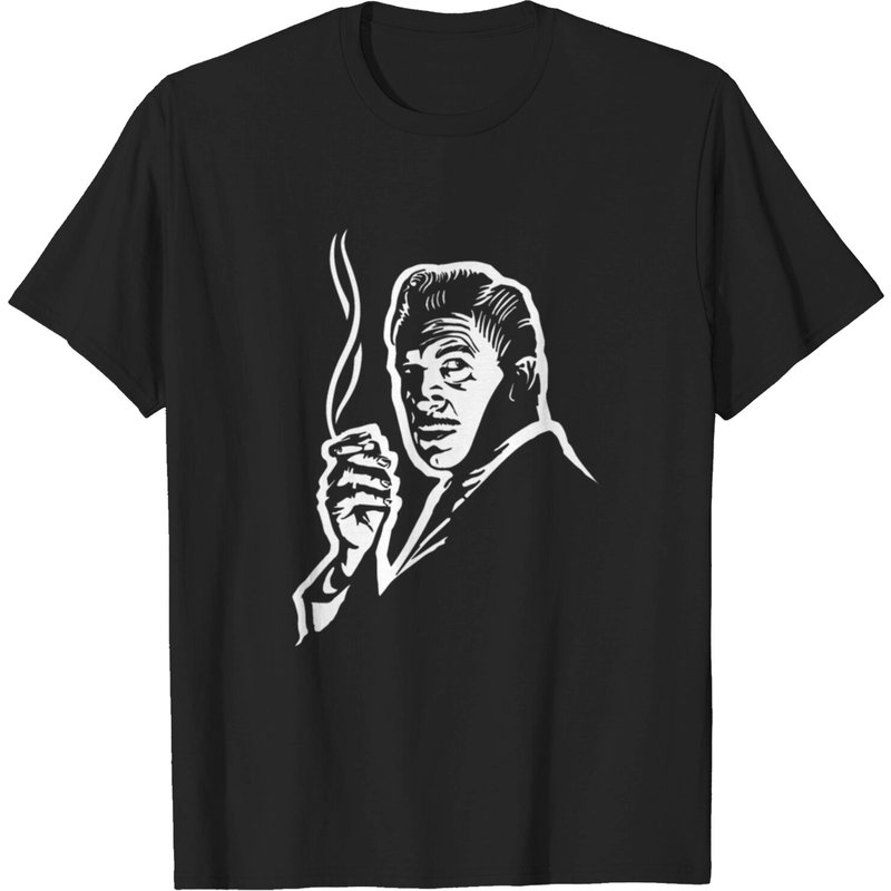 T-shirt pour hommes Vincent Price en noir — T-shirts pour hommes