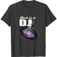 T-shirt God Is A DJ pour hommes — T-shirts pour hommes