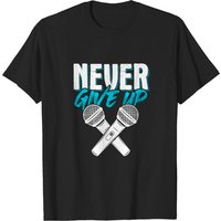 T-shirt Rap Never Give Up pour hommes — T-shirts pour hommes