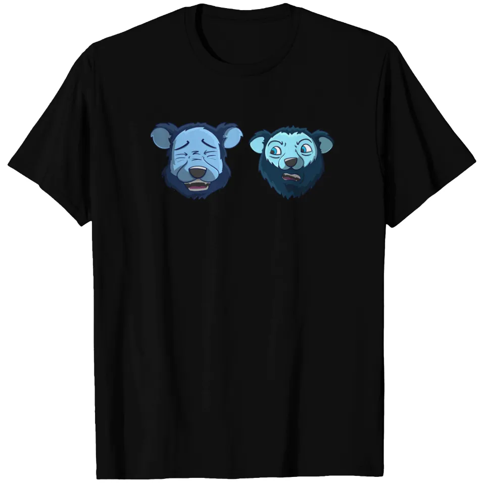 T-shirt 2 Bears 1 Cave pour hommes en noir — T-shirts pour hommes