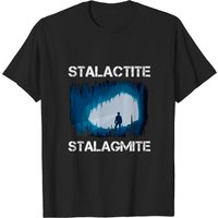 Stalactite Stalagmite Speleology Cave Explorer T-shirt for Men