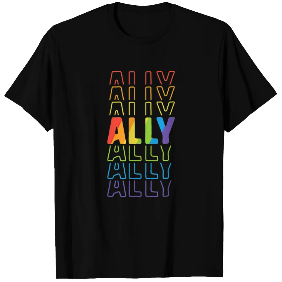 T-shirt Ally LGBT Fierté Drapeau Arc-en-ciel Parade Maman pour Hommes — T-shirts pour hommes