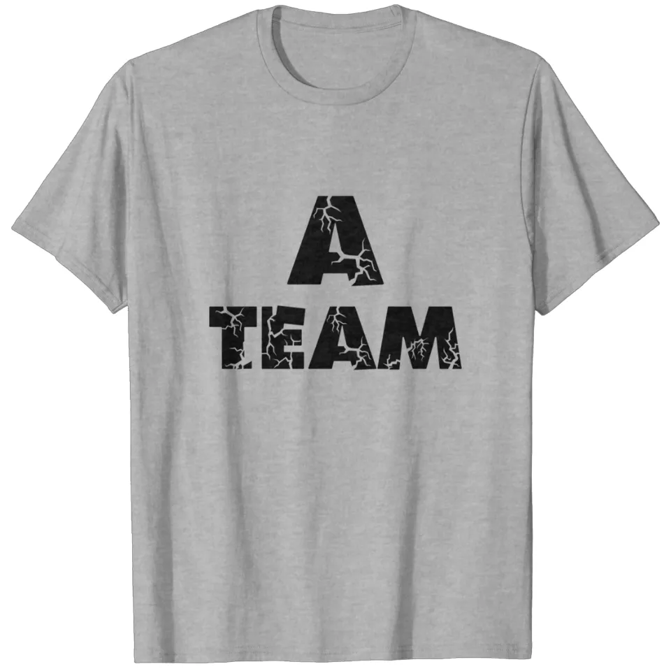 A Team Men's T-Shirt in Black — Mens T Shirts